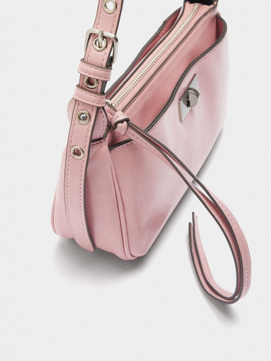 Bolso De Hombro Asa Con Tachuelas S rosa