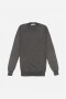 Sweater escote a la base GRIS OSCURO