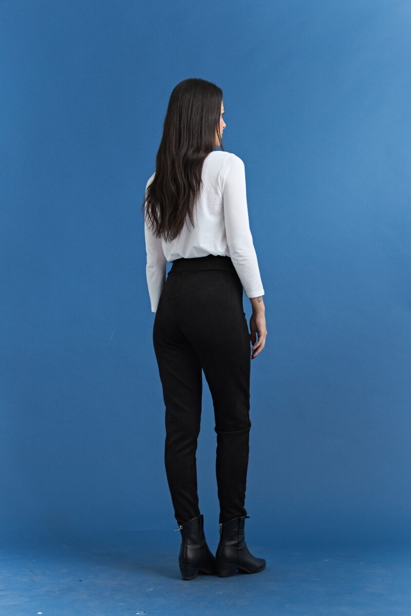 Legging toque gamuza NEGRO