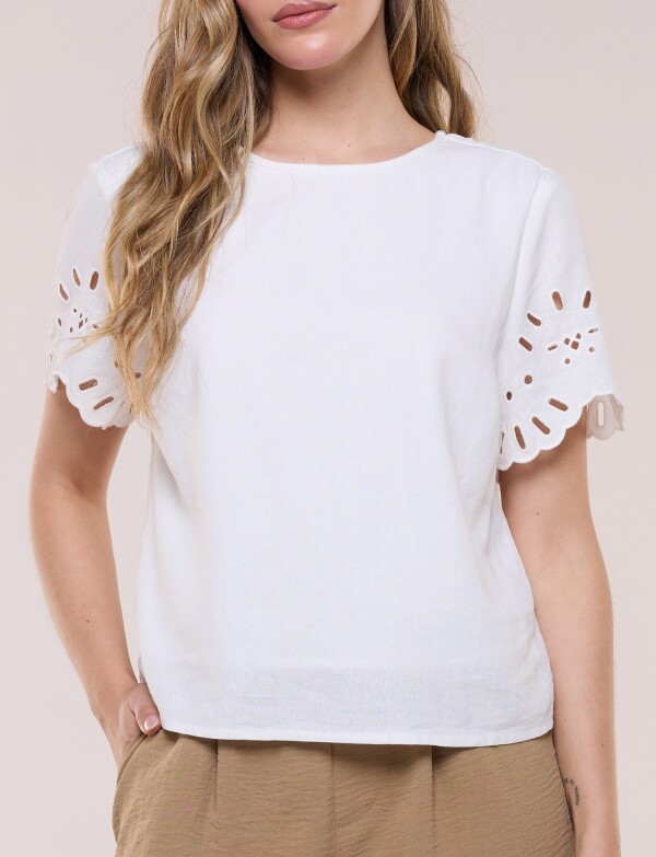 Blusa De Lino Calada CRUDO