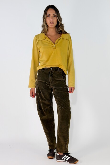 PANTALON ZOE Verde Antik