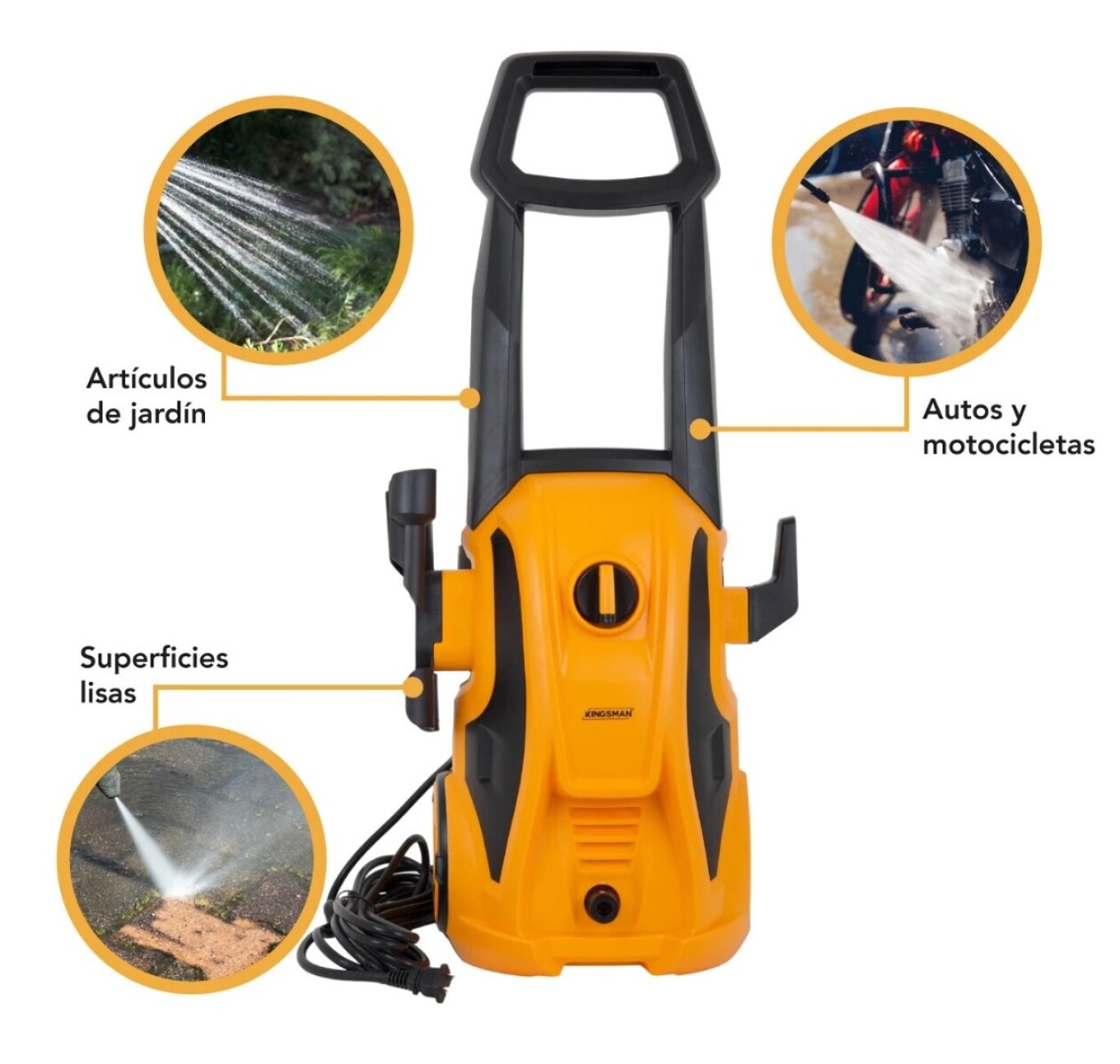 Hidrolavadora Kingsman Port 1600W 