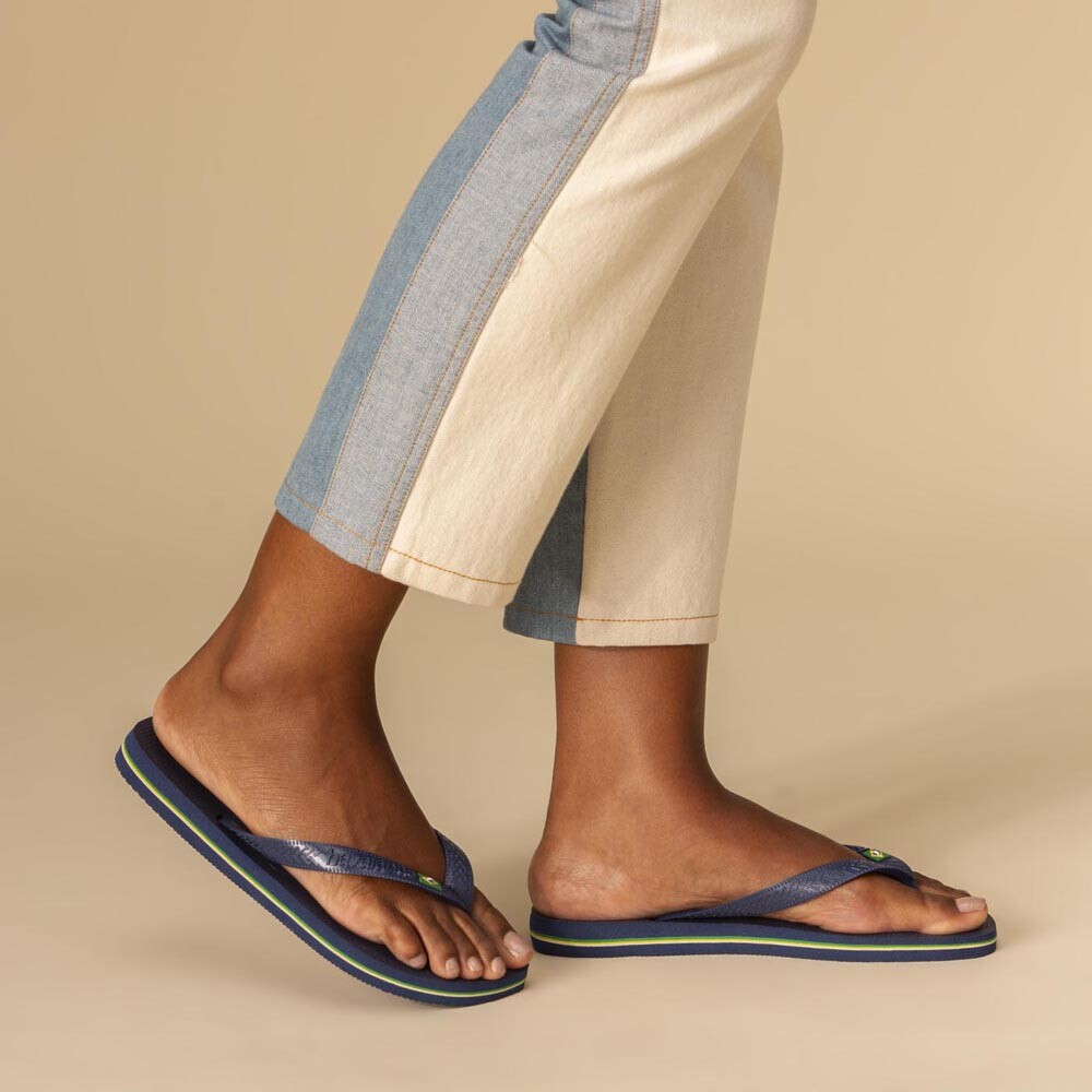 Sandalias Havaianas Brasil Unisex Marino