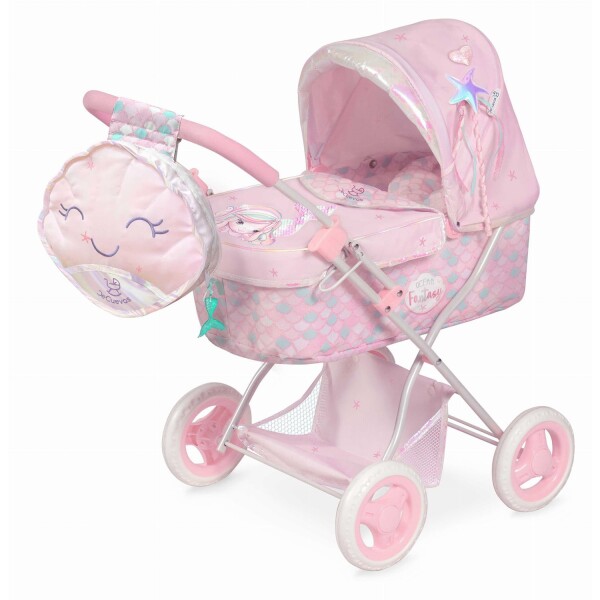 Coche Muñeca De Cuevas Bolso Almohada Plegable Ocean Fantasy Variante Color Rosa