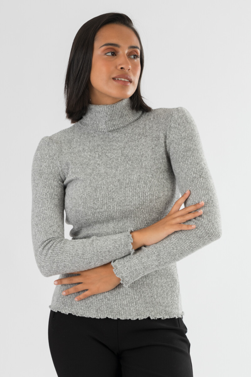 Polera comfy Gris