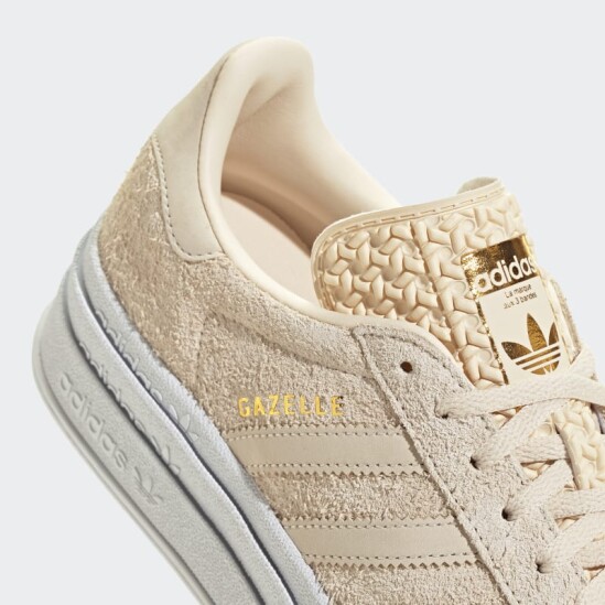 Championes Adidas Gazelle Bold Blanco