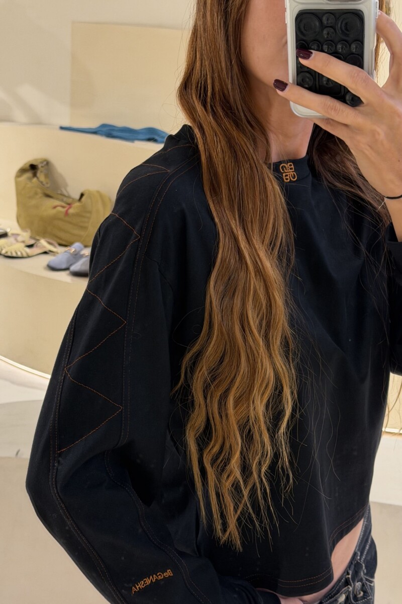 Remera NewPatch Negro