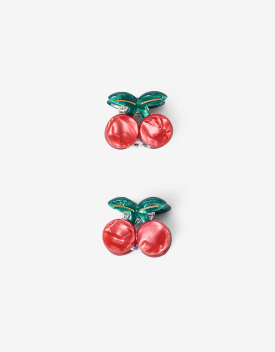 Broches Sets Frutas - Rojo Cereza 