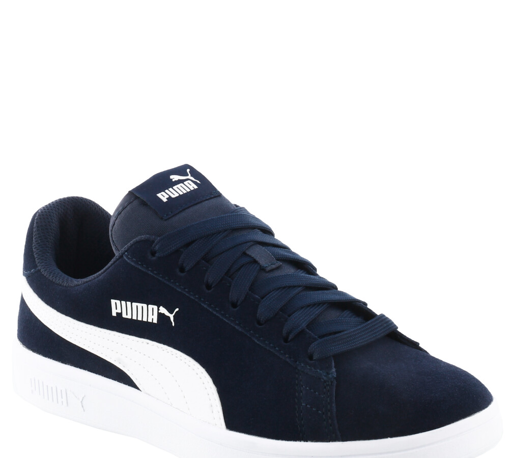 Puma SMASH V2 UNISEX - Zapatillas - peacoat/white/azul marino 