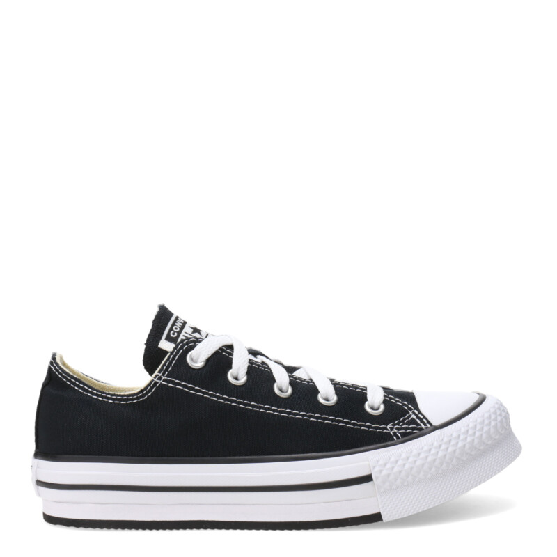 Championes de Niños Converse Championes Ctas Eva Lift Ox Junior Negro - Blanco