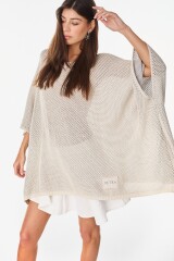 Blusa Nube Crudo/Plateado