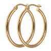 Aros criollos en oro amarillo 18K diam: 2.5cm Aros criollos en oro amarillo 18K diam: 2.5cm