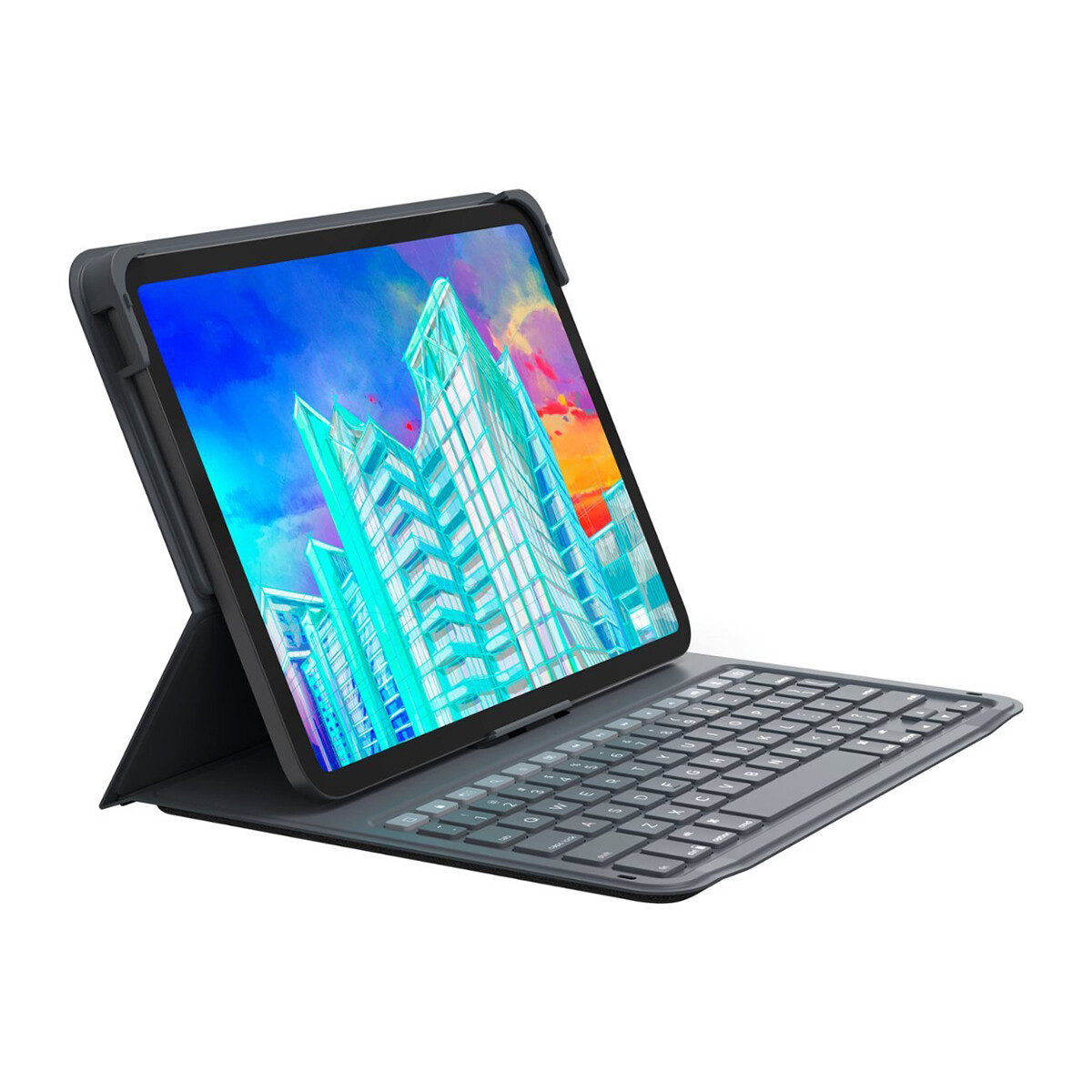 Funda con Teclado Bluetooth ZAGG Messenger Folio 2 para iPad 10th Gen Black