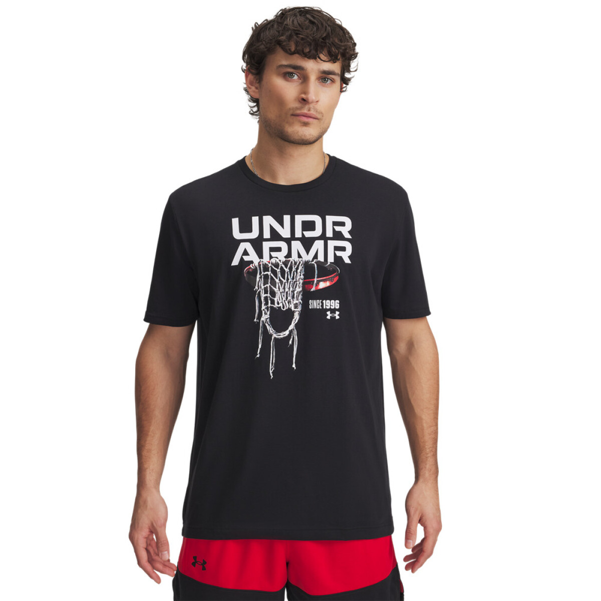 UA M 60/40s Hoops Net SS-BLK - BLK-001 