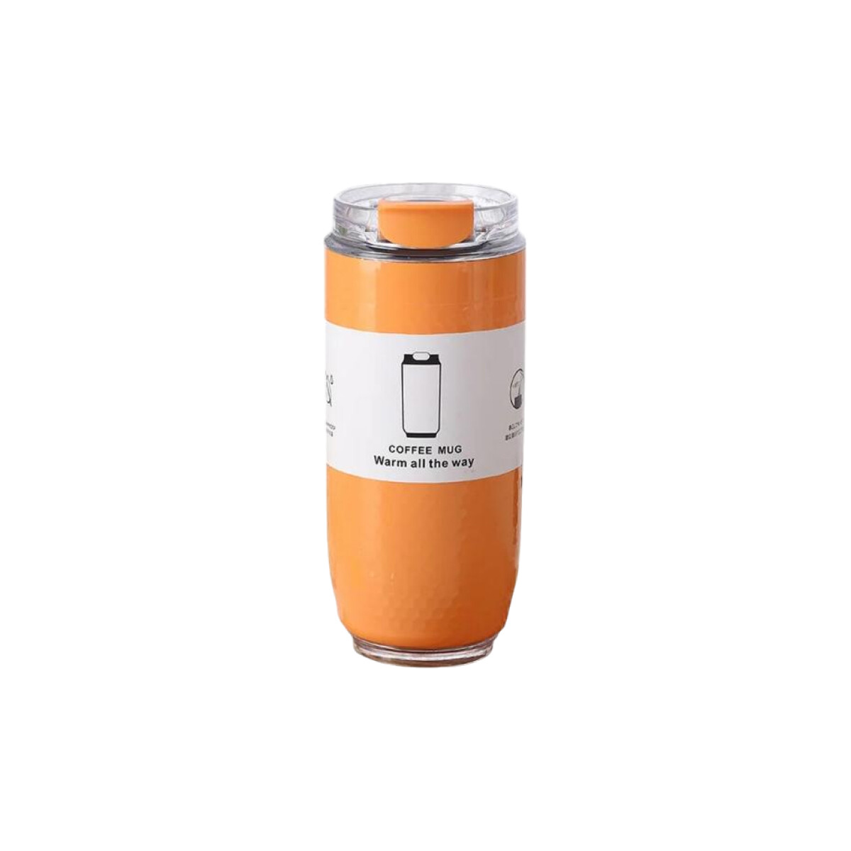 Vaso Térmico De 320 Ml De Capacidad - Naranja 