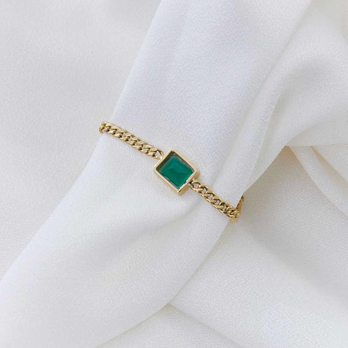 Pulsera Jade - Oro 18k 