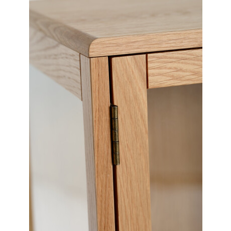 Vitrina Vesterby Alta 2 Puertas Roble Natural