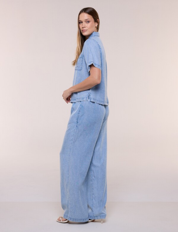 Pantalon Palazzo Lyocell JEAN