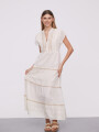 Vestido Cocos Arena Melange