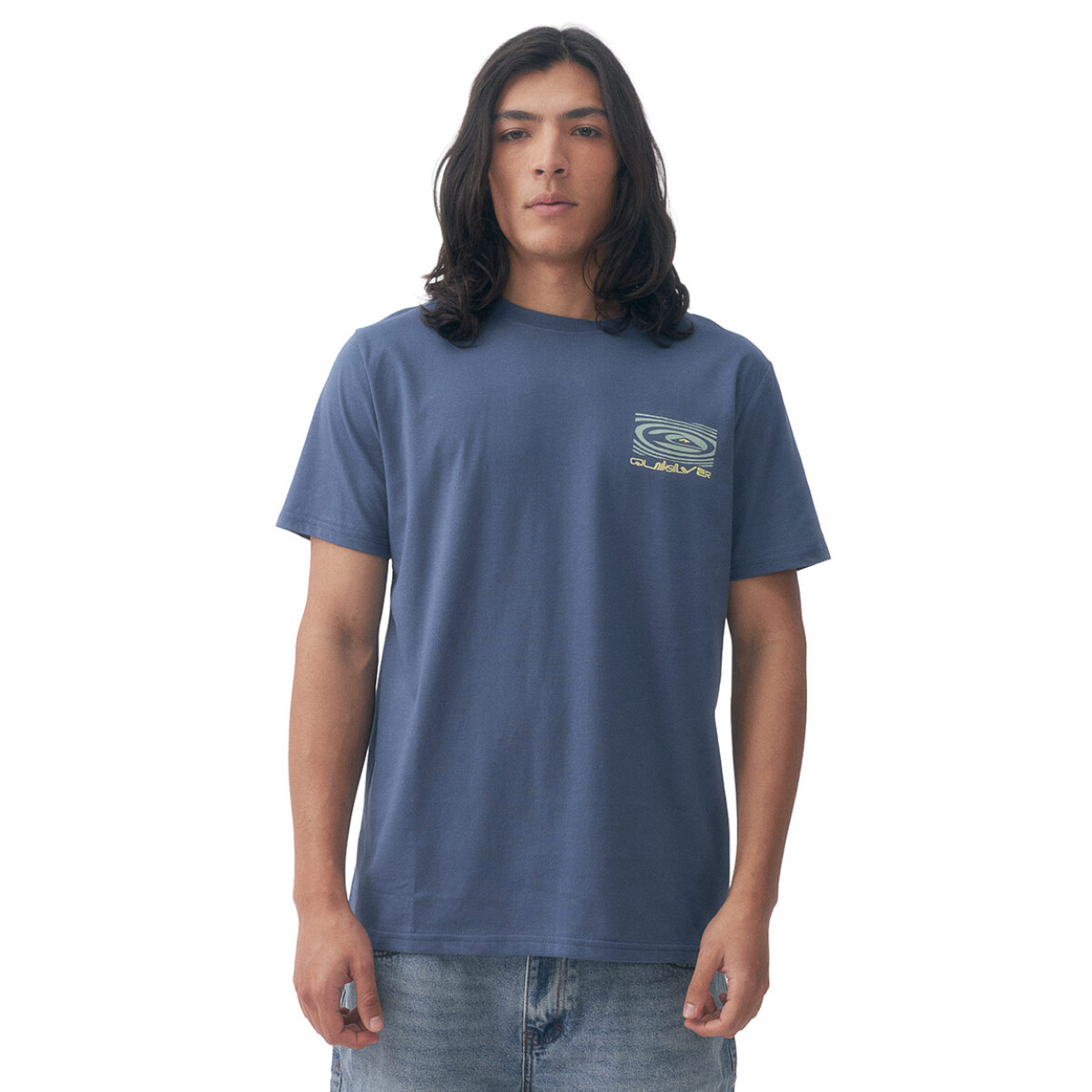 Quiksilver Remera Corpo Bright Hombre - Azul - Azul 