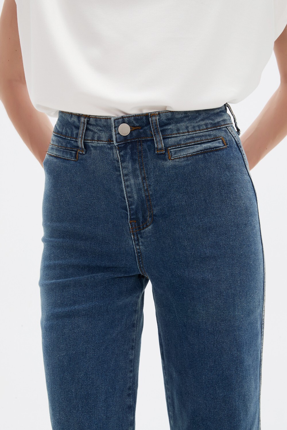 Pantalon Sohan Azul Grisaceo
