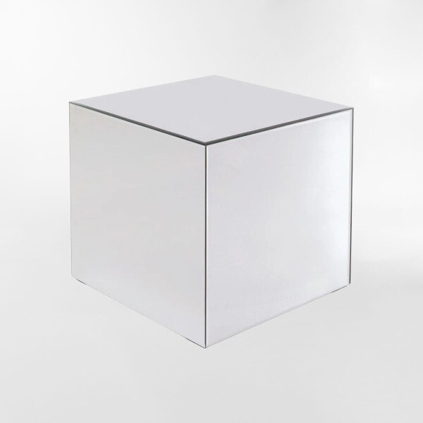 MESA AUXILIAR LUXY MIRROR Plateado - CUADRADO/A