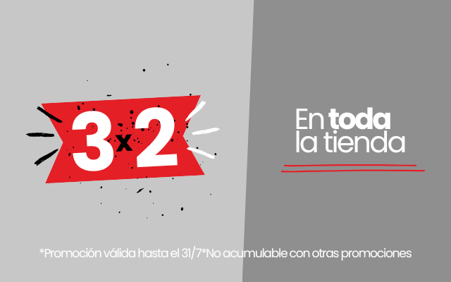 3x2 Toda la tienda