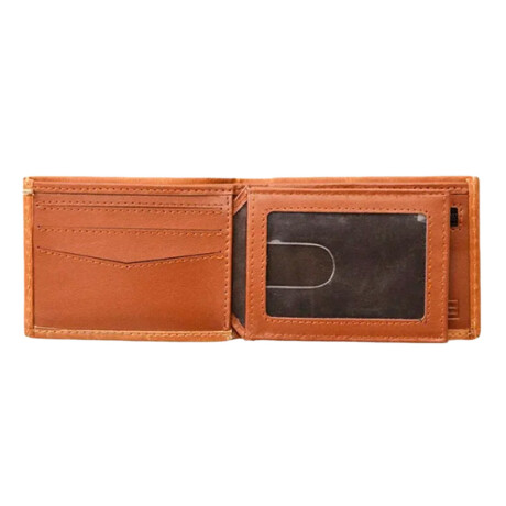 Billetera Rip Curl Sparrow Rfid Slim Marrón