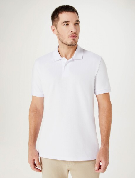 POLO BÁSICA BLANCO