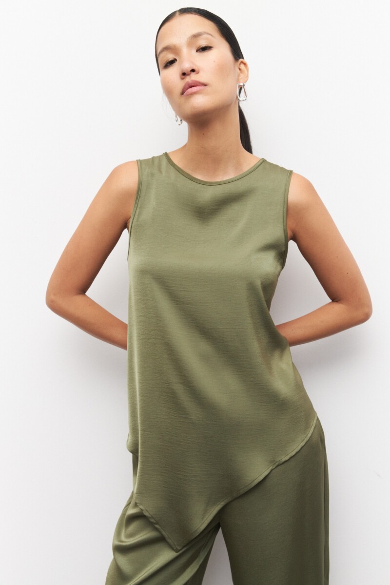 TOP HARLOW - Verde Musgo 