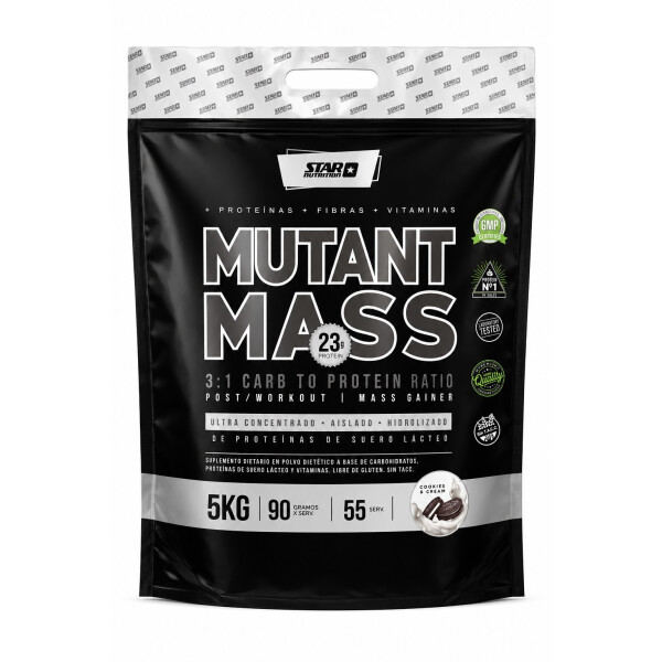 Mutant Mass Cookies & Cream 5 kg Star Nutrition Mutant Mass Cookies & Cream 5 kg Star Nutrition