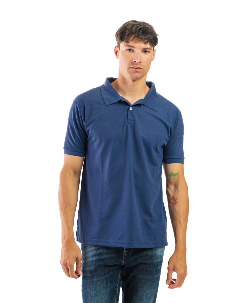 Polo Lisa Piqué - Indigo 