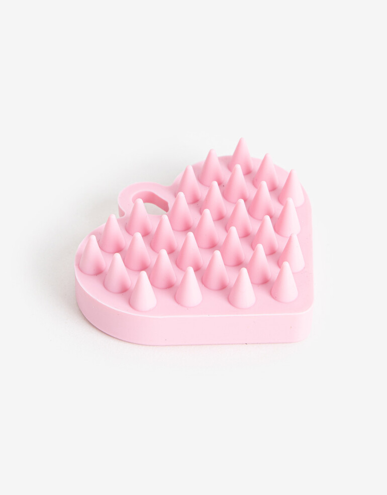 Complementos de Cosmética Herramientas capilares Masajeador Capilar Con Forma De Corazón - Rosa Claro