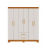 Ropero NT5010 6 Puertas Notavel Freijo Trend | Off White Ropero NT5010 6 Puertas Notavel Freijo Trend | Off White