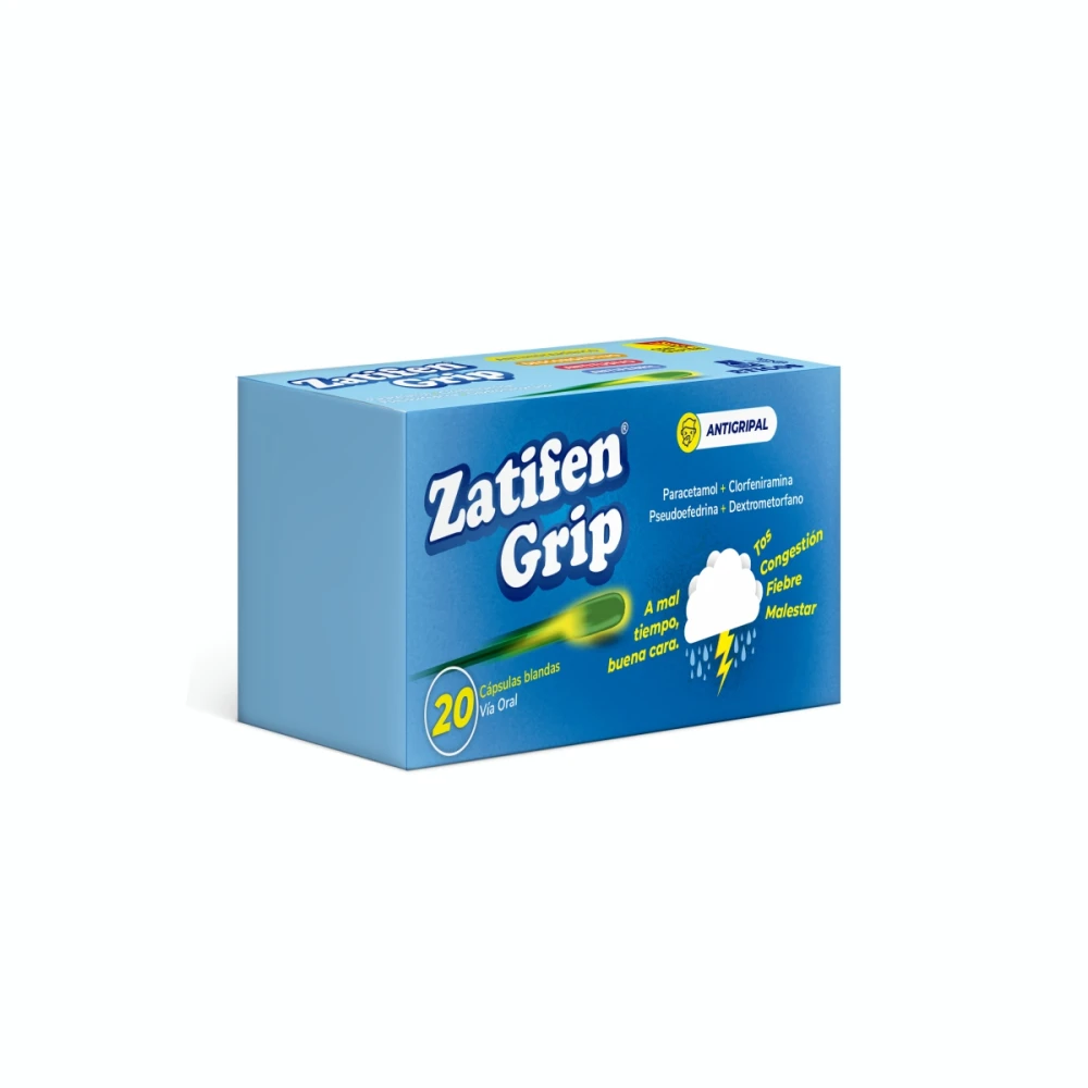 ZATIFEN GRIP CJ X 20 CAPSULAS