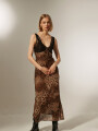 Vestido Plica Estampado 1