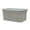 Caja simil ratán 4 lts CAPPUCCINO