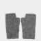 Guantes Varios Guantes Tejidos Mitones - Gris Medio