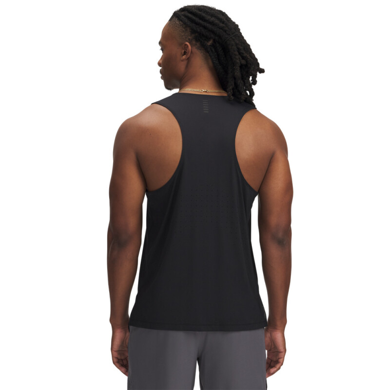 UA LAUNCH ELITE SINGLET BLK-001