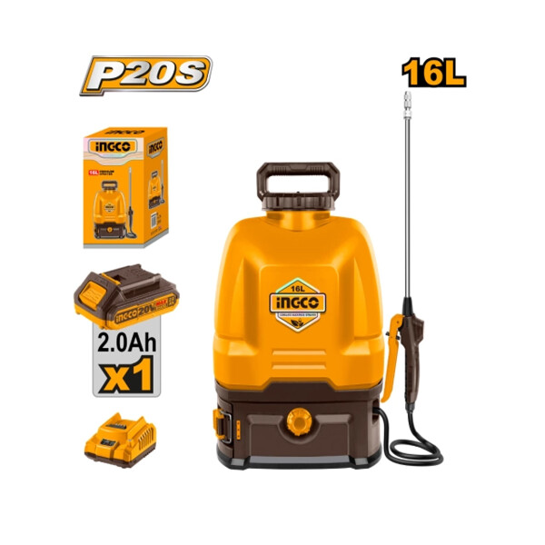 PULVERIZADOR FUMIGADOR DE MOCHILA 16LTS A BATERIA 20V P20S C/2 BAT CSPLI20162 IN PULVERIZADOR FUMIGADOR DE MOCHILA 16LTS A BATERIA 20V P20S C/2 BAT CSPLI20162 IN
