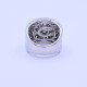 Anillo oro 18k blanco con brillantes engarce pavé. Anillo oro 18k blanco con brillantes engarce pavé.