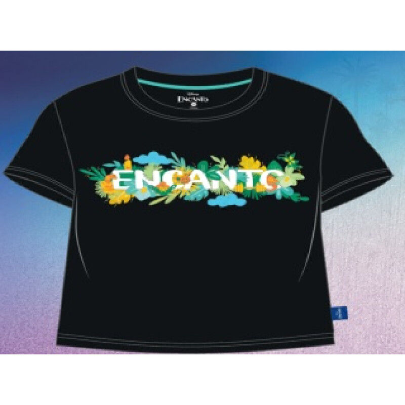 Tshirt - Disney - Disney Encanto Tshirt Algodon M/C "ENCANTO" de Niños - ENIISS23004 Negro