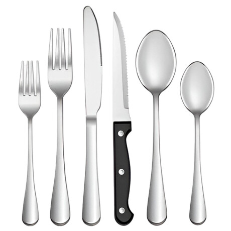 Set De Cubiertos Completo El Chingón Ac Inox 25pcs Set De Cubiertos Completo El Chingón Ac Inox 25pcs