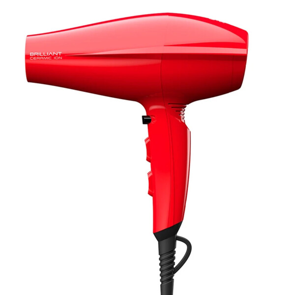 Secador De Pelo Ga.ma Italy Brilliant Ceramic Ion 2200 W SECADOR GAMA BRILLIANT CERAMIC ION ROJO
