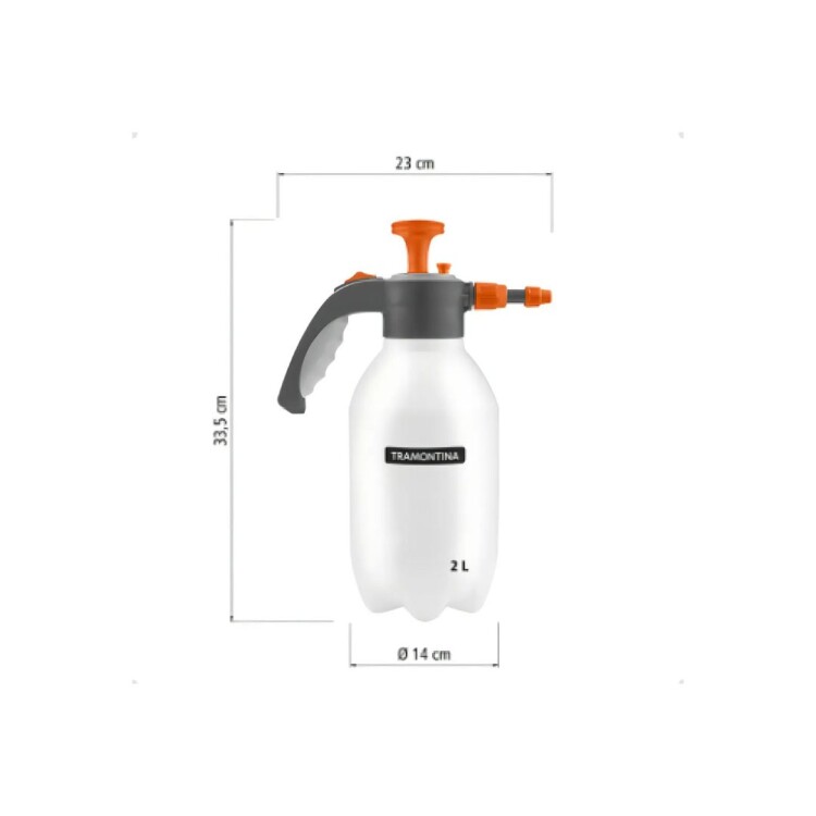 PULVERIZADOR MANUAL DE PRECOMPRESION TRAMONTINA 2 LITROS PULVERIZADOR MANUAL DE PRECOMPRESION TRAMONTINA 2 LITROS
