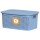 CESTO / CANASTO RATTAN "RISCHIOTO" 15 LT CELESTE