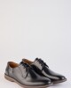 Zapato Cuero Chester Suela Goma - Negro Negro
