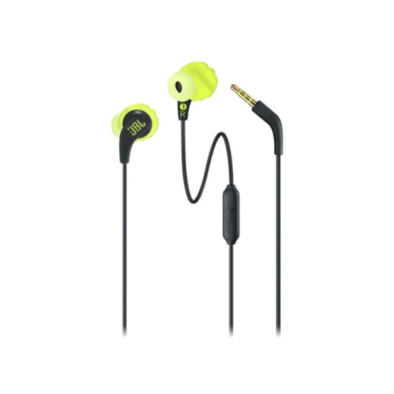 Auriculares JBL Endurance RUN Negro Amarillo con Micrófono Auriculares JBL Endurance RUN Negro Amarillo con Micrófono