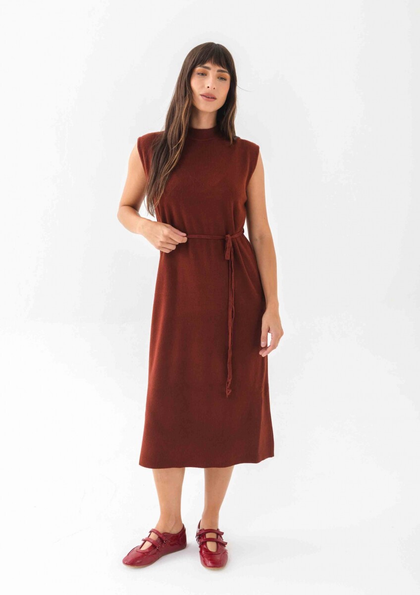Vestido Larisa - Terracota 