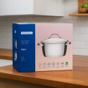 OLLA CACEROLA HONDA TRAMONTINA ALLEGRA 22CM 4,2 LITROS PLATEADO